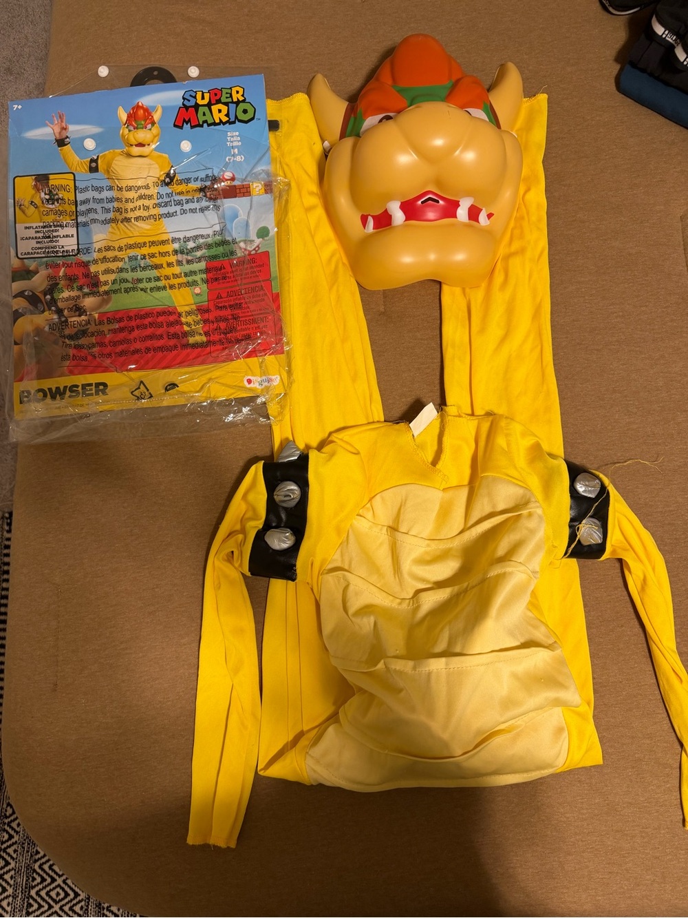 Super Mario Bowser Halloween Costume (Medium 7/8)
